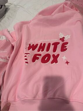 White fox favorite time of the year hoodie new